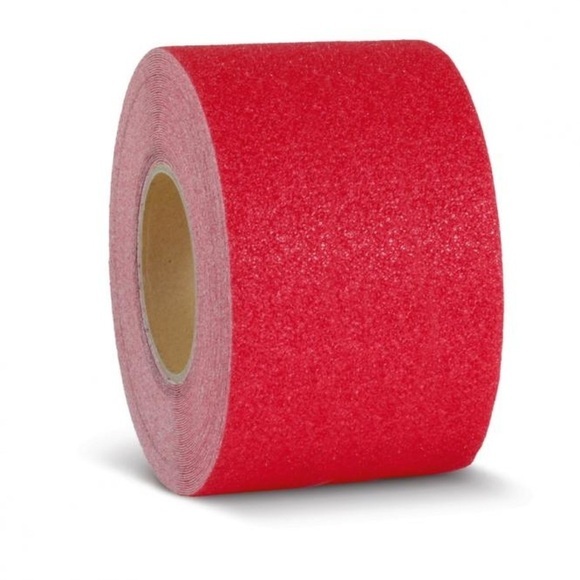 m2-Antirutschbelag™ Warnmarkierung, Rolle, Breite 100 mm, rot