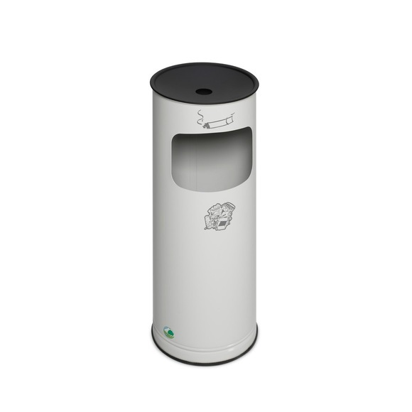 VAR® Sicherheits-Kombiascher, 17 Liter, lichtgrau