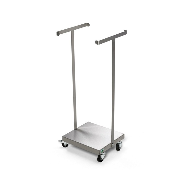 VAR® Abfallsackhalter, Edelstahl, 120 Liter, mobil