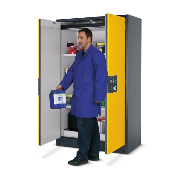 Sicherheitsschrank asecos® Q-PEGASUS/Typ 90, 3 Fachböden, HxBxT 1.953 x 893 x 615 mm