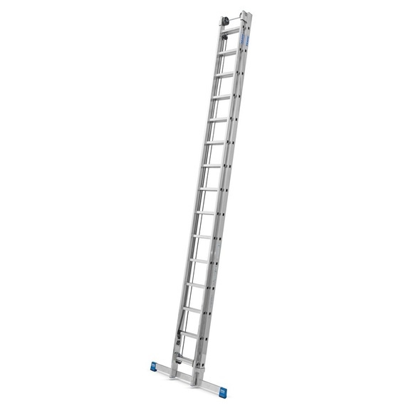KRAUSE® Profi-Seilzug-Anlegeleiter, 2-teilig, Standhöhe 6,45 m