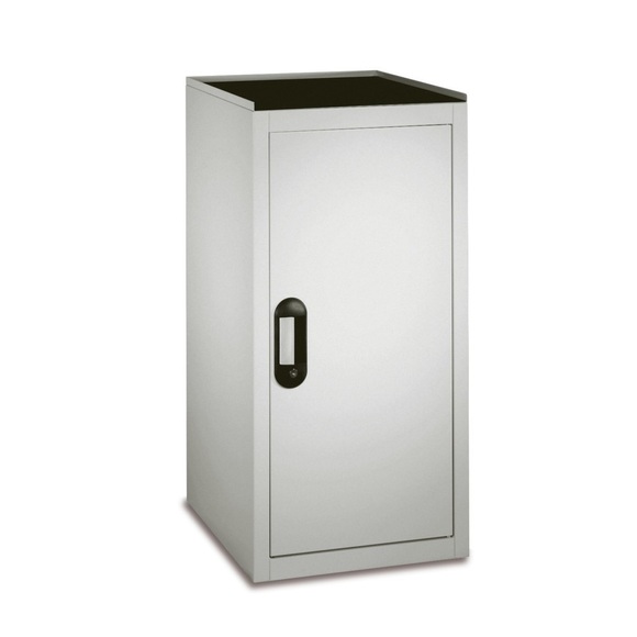 C+P Umweltschrank, 2 Wannen, HxBxT 1.000 x 500 x 500 mm, lichtgrau/verkehrsgelb