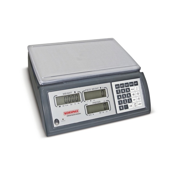 Zählwaage SOEHNLE, BxT 360 x 240 mm, Wägebereich max. 6 kg