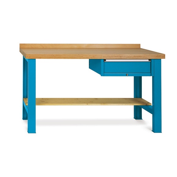 Schwere Werkbank Premium mit Schublade, TK 550 kg, HxBxT 850 x 2.000 x 700 mm