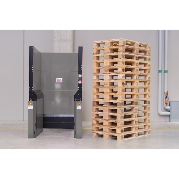 Hagenauer+Denk Palettenmagazin PalServer Universal, 15 Paletten, BxL 1000 x 1200 mm, Edelstahl