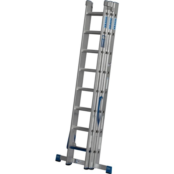 Krause 131652 131652 Aluminium Mehrzweckleiter inkl. Traverse Arbeitshöhe (max.): 5.95 m 20.8 kg