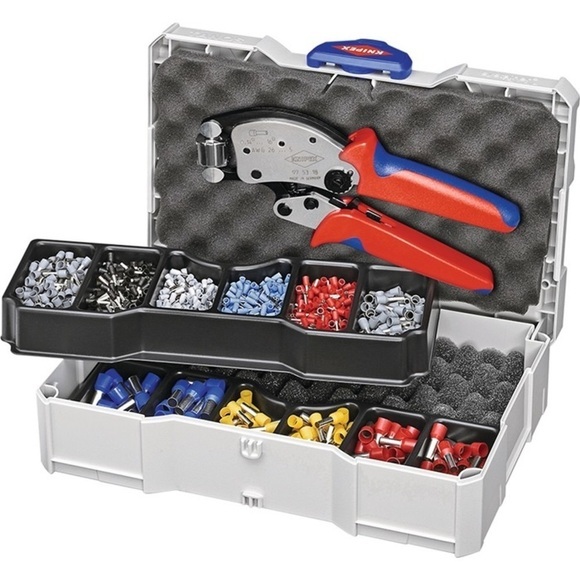 Knipex Twistor 16 97 90 13 Crimp-Set Aderendhülsen 0.14 bis 16 mm²