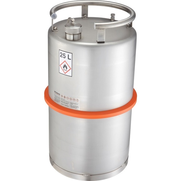 Standgefäss aus Edelstahl, 25 Liter