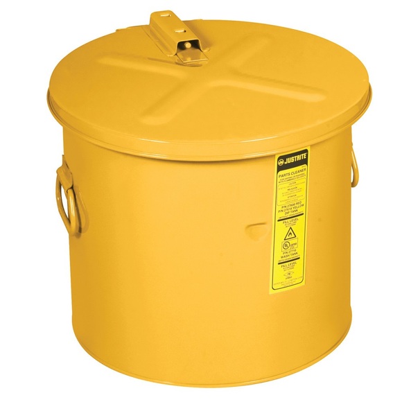Justrite® Wasch- und Tauchbehälter, gelb, 30 Liter
