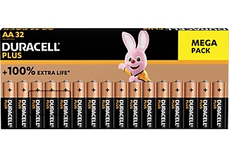 Duracell Plus-AA BP32 Mignon (AA)-Batterie Alkali-Mangan 1.5 V 32 St.