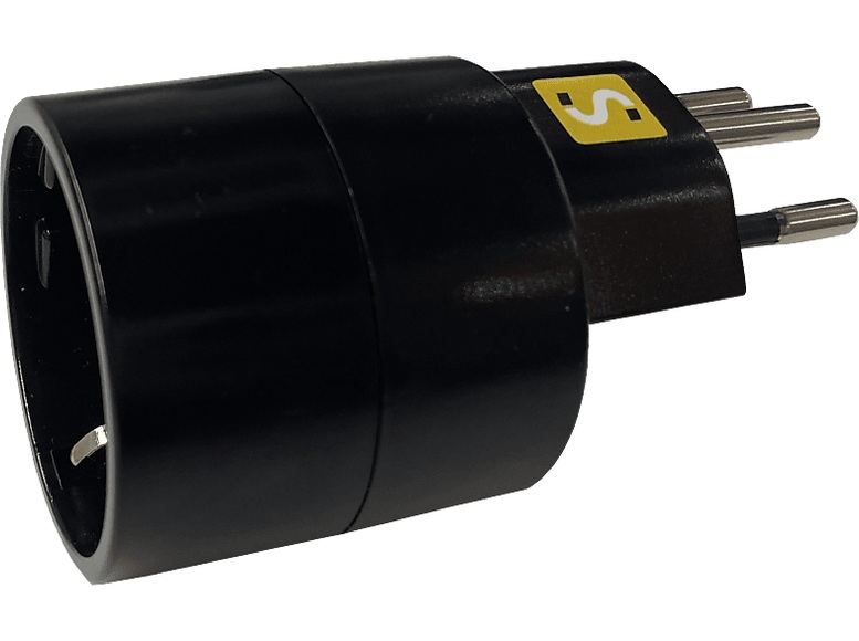 SCHOENENBERGER 7011 NO BLOCK - Reiseadapter (Schwarz)