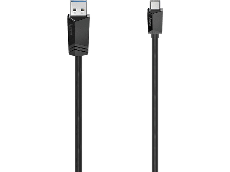 Hama USB-C-Kabel; USB-C-Stecker - USB-A-Stecker; USB 3.2 Gen1; 1;5 m Kabel