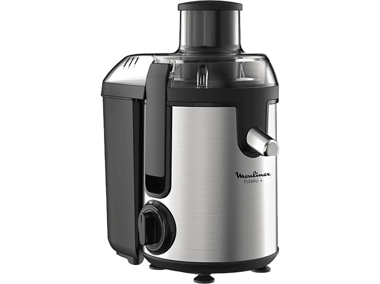 MOULINEX JU420DCH Frutelia+ - Entsafter (Schwarz/Edelstahl)