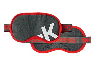SKROSS Deluxe - Schlafmaske (Dunkelgrau)