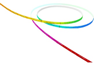 LED-Strip WLAN-Lichtband, dimmbar, RGBW, 5m