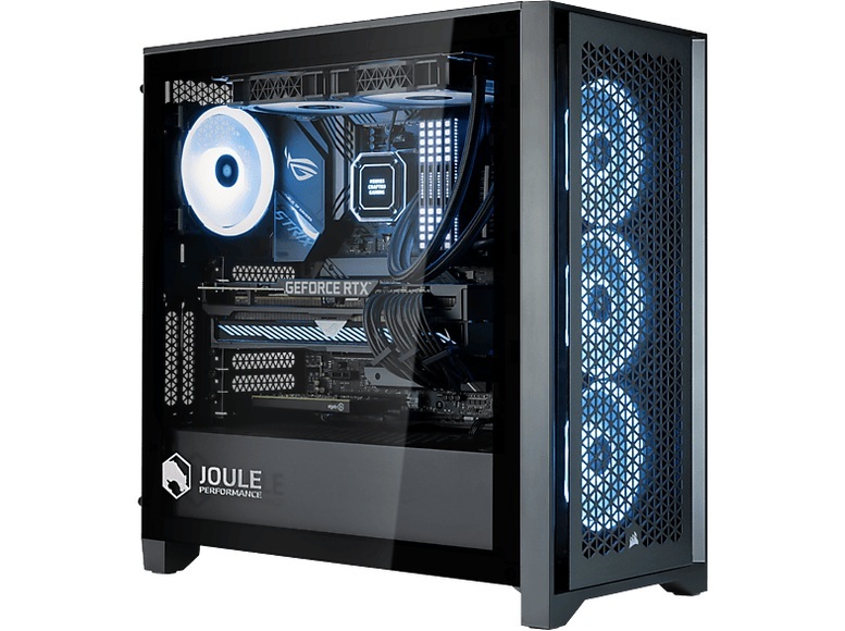 JOULE PERFORMANCE High End RTX4090 I9 - Gaming PC, Intel® Core? i9, 2 TB SSD + 4 TB HDD, 32 GB RAM, GeForce RTX? 4090, , 24 GB, GDDR6X, Schwarz