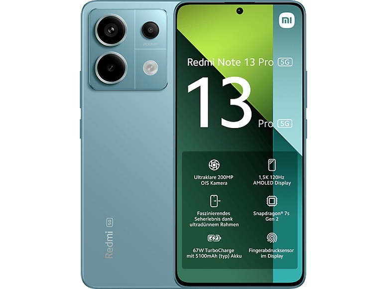 Xiaomi Redmi Note 13 Pro 256 GB Blue 6 67'' 200 MP 5G Smartphone