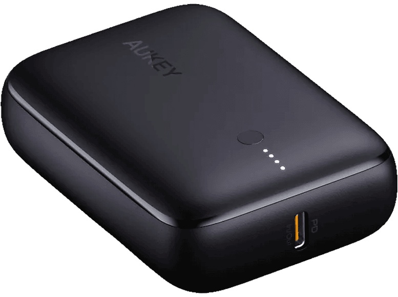 Aukey Basix Mini 10000, 20W, PD,QC, Powerbank, black, USB-C, USB-A, PB-N83S