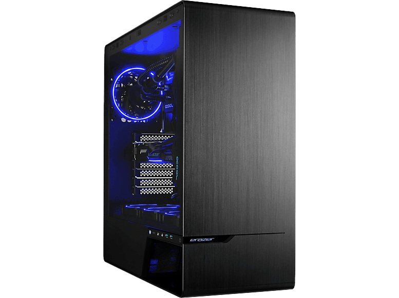 ERAZER Enforcer X10 (MD 34760) - Gaming PC, Intel® Core? i7, 2 TB SSD + 2 TB HDD, 64 GB RAM, NVIDIA GeForce RTX? 4090 (24 GB, GDDR6X), Schwarz