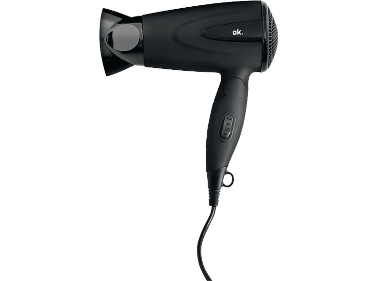 OK OHD 1222 B CH - Reisehaartrockner (Schwarz)