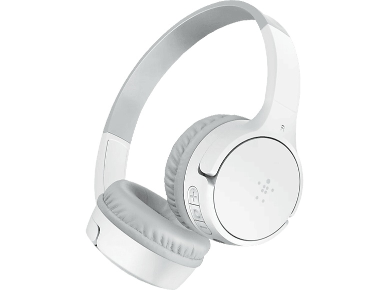 Belkin SoundForm Mini - Kopfhörer mit Mikrofon - On-Ear - Bluetooth - kabellos - 3,5 mm Stecker