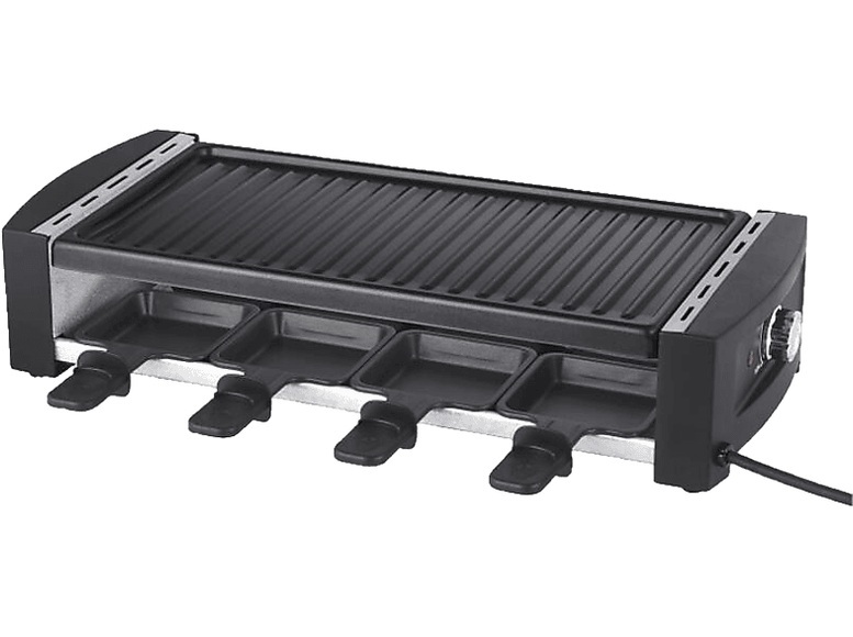 NOUVEL 404555 - Raclette-Grill (Schwarz/Silber)