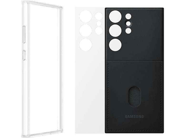 Samsung - Galaxy S23 Ultra 5G Frame Cover Schutzhülle (EF-MS918CBEGWW) - Schwarz