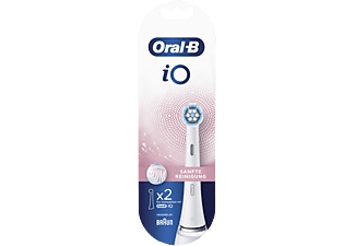 Braun Oral-B iO Sanfte Reinigung 2er Bürstenkopf weiss