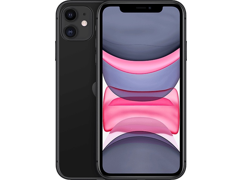 Apple iPhone 11 Black 128 GB 6.1 Zoll (15.5 cm) Dual-SIM iOS 14 12 Megapixel