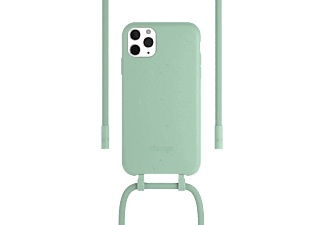 Woodcessories - iPhone 11 Pro Max / iPhone Xs Max Change Necklace BioCase Schutzhülle Vegan Biologisch Abbaubar + Handykette (CHA021) - Mint Green (Grün)