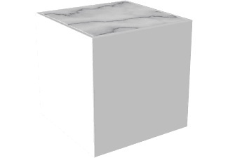 Bora White Wood Outdoor-Tisch Newgarden