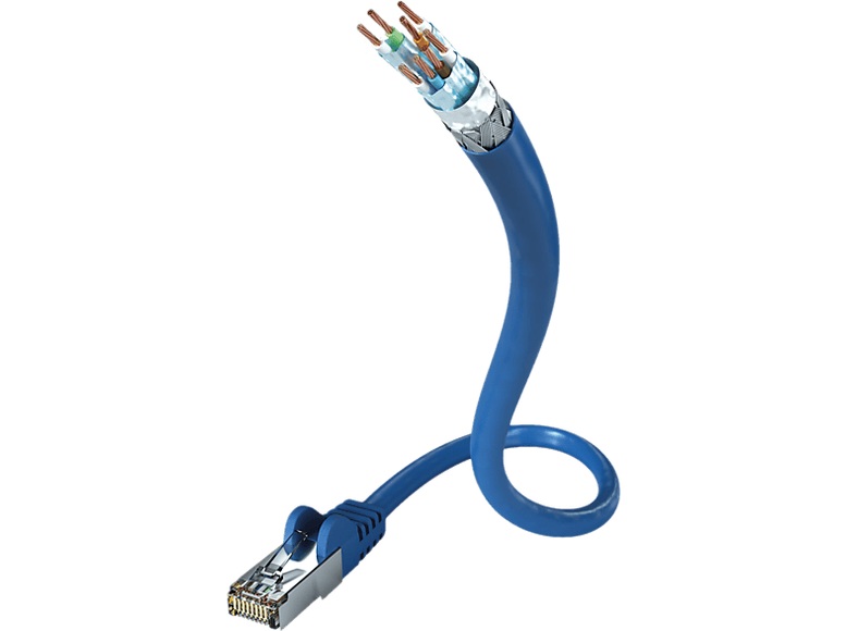 INAKUSTIK 9250005 - Netzwerkkabel (Blau)