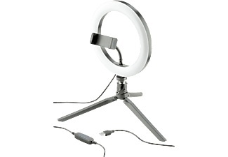 CELLULAR LINE Selfie Ring - Stativ (Schwarz/Weiss)