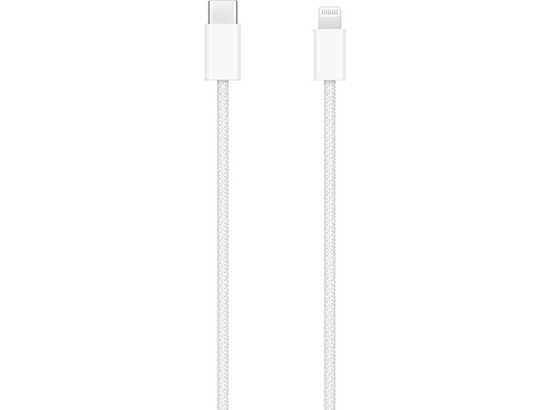 APPLE USB-C auf Lightning Kabel - USB-C auf Lightning Kabel, Ohne Tablet (Weiss)
