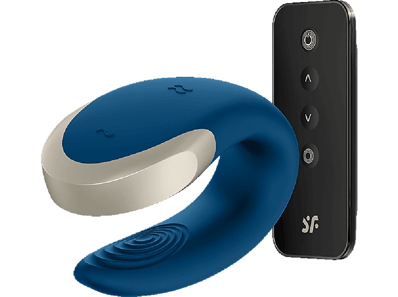 Double Love Luxury Partner Vibrator Blau | Satisfyer