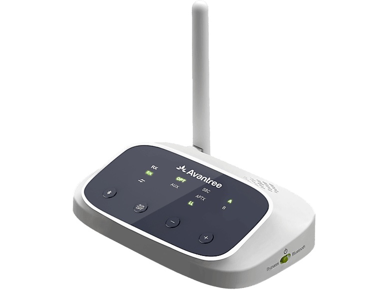 AVANTREE Oasis B - Bluetooth-Sender Empfänger (Weiss)