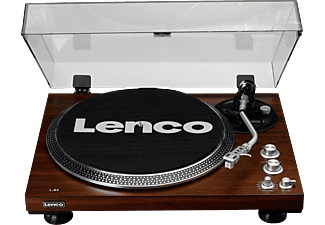 Lenco L-92WA Plattenspieler Audio-Plattenspieler mit Riemenantrieb Walnuss