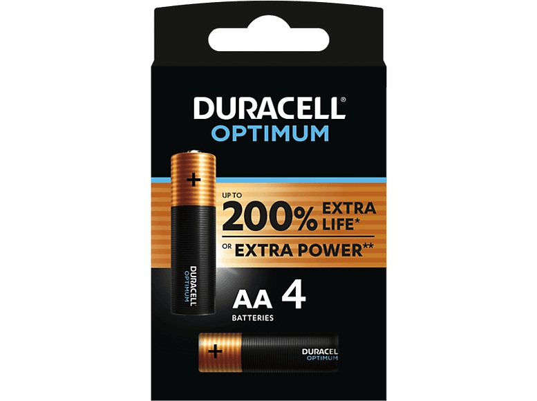 Duracell Batterien Optimum AA 4 1,5 V Stück