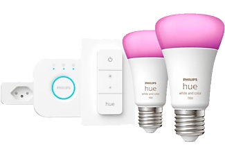 Philips Hue White and Color ambiance Starter-Kit, E27