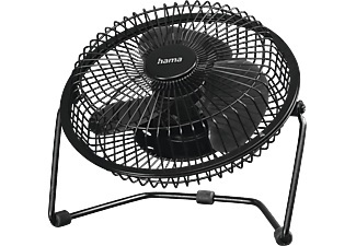 HAMA Metall - USB-Tischventilator (Schwarz)