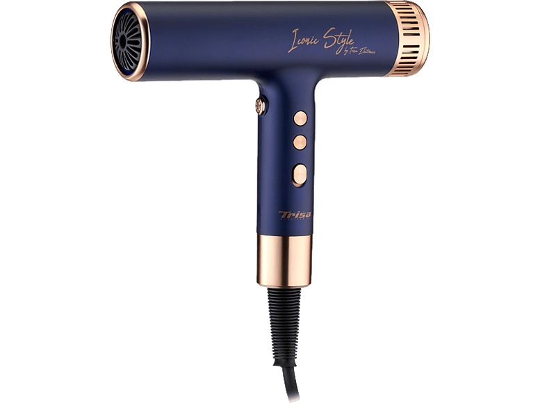 TRISA Iconic Style - Haartrockner (Blau/Kupfer)