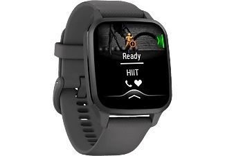 Garmin VENU® SQ 2 Smartwatch Dunkelgrau, Schiefer-Grau