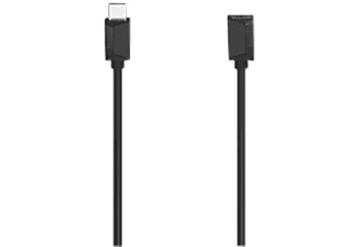 HAMA Full- Featured - USB-C-Verlängerungskabel (Schwarz)
