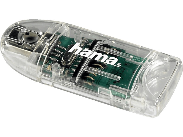 Hama 8 in 1 Usb2.0 - Kartenleser (Transparent)