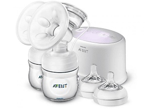 Philips Scf334/31 Double Breast Pump - Milchpumpe (Weiss)