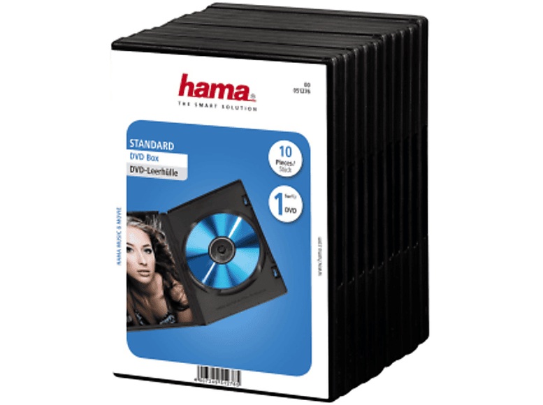 Hama 51276 DVD BOX STD Black - (Schwarz)