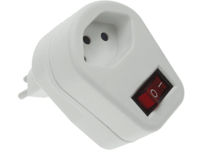 Schoenenberger 46271 Abzweigstecker 1Xtyp13 - (Weiss)