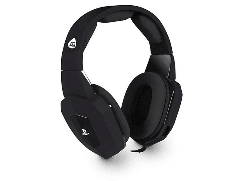 4Gamers »PS4 Stereo 80« Gaming-Headset (kabelgebunden, ausziehbares Mikrofon)