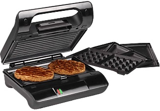 Princess Multi & Sandwich Compact Pro - Kontaktgrill (Schwarz/Edelstahl)