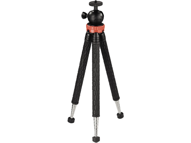 Hama Traveller Pro - Stativ (Schwarz/Rot)